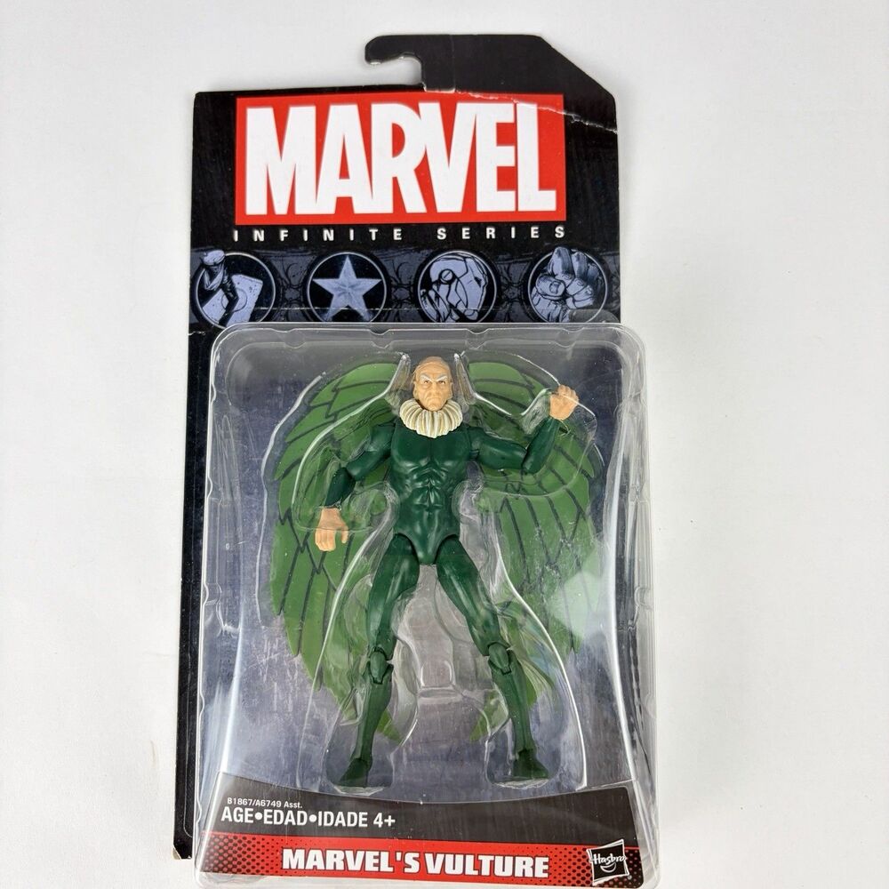 2014 Hasbro Marvel Infinite Series Vulture 3.75" Figure Sealed W/Card Wear